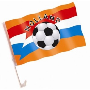 Bandera de Coche Países Bajos Copa del Mundo (6 uds.)