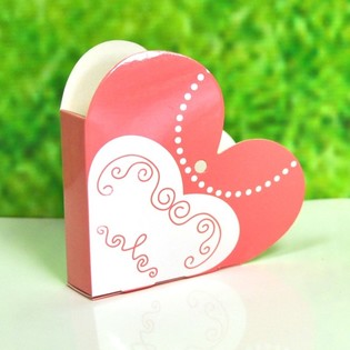 Cajitas de Regalo para Bodas - Coraz&oacute;n Mujer (12 uds.)