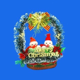 Cesta de Decoración de Navidad (3 uds.)