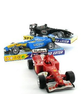 COCHE DE F-1 EN BLÍSTER (12 ud.)