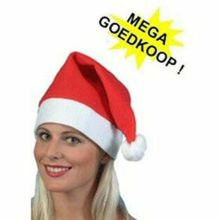 Gorro de Papá Noel Estándar (12 uds.)