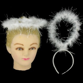 DIADEMA CON AUR&Eacute;OLA (12 uds.)