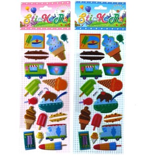 Hojas de Pegatinas de Helados (2x20 ud.)