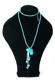 Collar de Buda Turquesa Estilo Ibiza (1 ud)