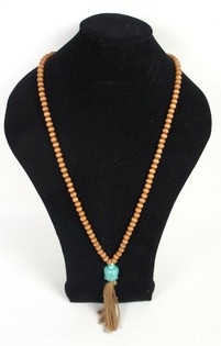 Collar marr&oacute;n Buda (1 ud)