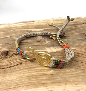 Pulsera Ibiza Handmade Originals Taupe (1 ud.)