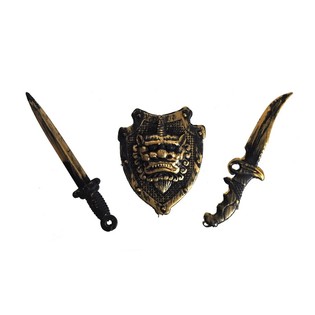 Mini Espadas con Escudo (48 uds.)