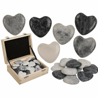 PIEDRAS NATURALES CORAZÓN - PIEDRAS DE PREOCUPACIÓN (36 ud)