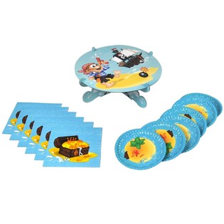 Set de Pastel de Princesas y Piratas de 13 Piezas (4 uds.)