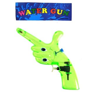 Pistola de agua mano verde 22 cm (12 uds.)