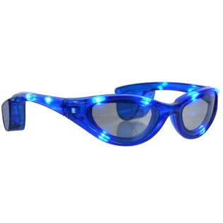 GAFAS DE SOL LED - COLOR: AZUL (12 uds.)