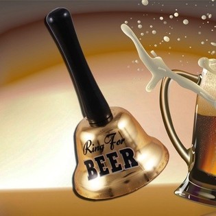 Campana "Ring for a Beer" en caja de regalo (2 uds.)