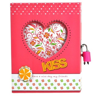 Diario en caja de regalo con candado (3 uds.)