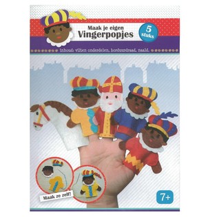 CREA TUS PROPIOS TÍTERES DE DEDO DE SAN NICOLÁS (6 sets)