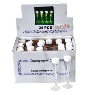Pomperos con Forma de Copa de Cava en Expositor (24 uds.)