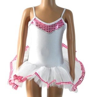 TUT  BLANCO/ROSA PARA NI OS - TALLA 6