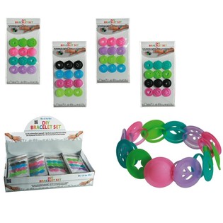 ***SÚPER BARATO*** CREA TUS PROPIAS PULSERAS DE COLORES (24 uds.)