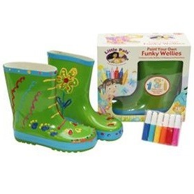 FUNKY WELLIES - COLOREA TUS PROPIAS BOTAS - VERDE / TALLA: 28