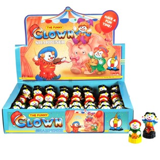 Sacapuntas payaso en expositor (48 uds.)