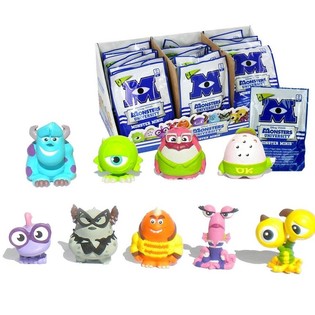 MINI FIGURAS DISNEY PIXAR MONSTER UNIVERSITY EN EXPOSITOR (24 uds)