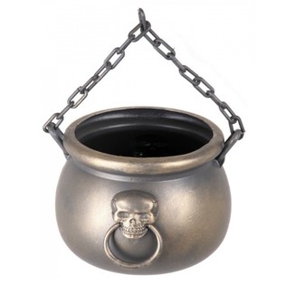 Caldero de bruja con calavera (2 uds.)