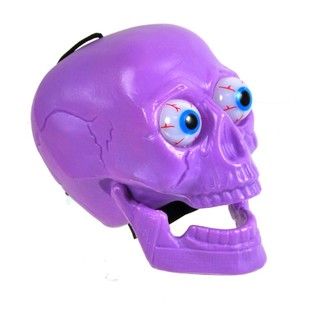 CALAVERA DE COLORES CON ILUMINACIÓN (6 uds.)