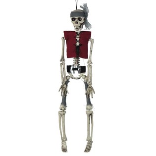 Esqueleto de Pirata para Colgar 40 cm (6 uds.) - Decoraci&oacute;n de Halloween al por mayor