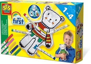 SES Creative My First - Peluche de oso para colorear (1 ud.)