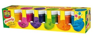 Pintura de T&eacute;mpera SES Trendy, 6x50ml (6 colores) (1 ud.)