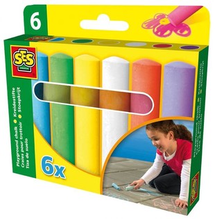 Tizas para acera SES Pack de 6 (1 ud.)
