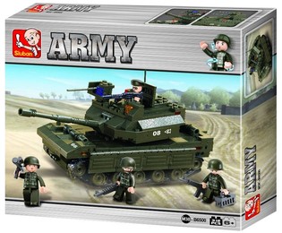 Tanque Sluban M38-B6500 Army Bloques de Construcción (1 ud.)