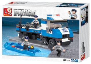 Camión de Policía Sluban M38-B0186 (1 ud.)