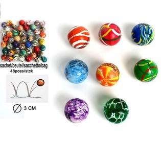 MIX PELOTAS SALTARINAS - Ø 3 CM (48 uds.)