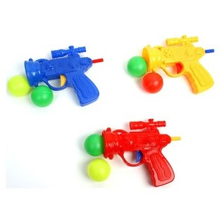 Pistola lanza pelotas, incl. 2 bolas (24 uds.)
