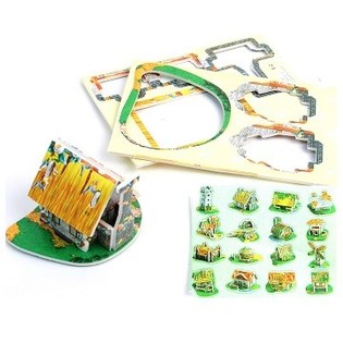 PEQUEÑO PUZZLE 3D - CASA (48 uds.)