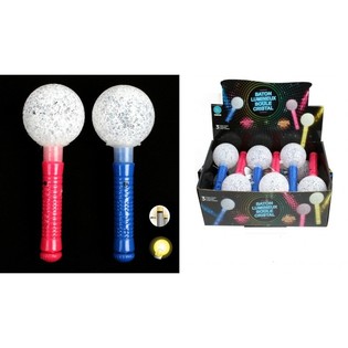 BASTONES LED LUMINOSOS CON BOLA EN DISPLAY (12 uds)