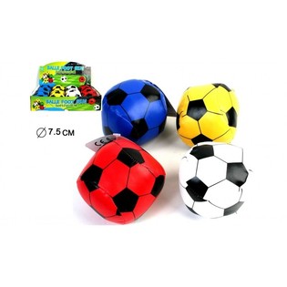 Balones de F&uacute;tbol de Colores Mixtos, 7,5 cm en Expositor (12 uds.)