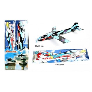 Aviones de espuma XXL en expositor (24 uds.)