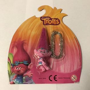 Figura de Trolls con cadena en cartón expositor (12 uds.)