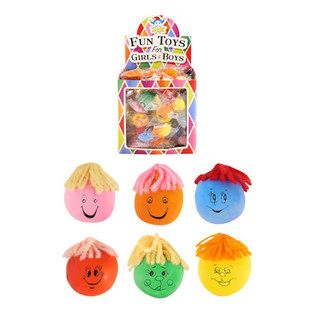 PELOTAS ANTIESTRÉS CON CARAS EN DISPLAY (84 uds)