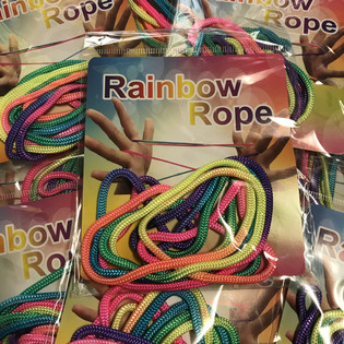 RAINBOW ROPE - Cuerdas de Arcoíris Multicolores (12 uds.)