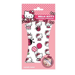 Tatuajes Temporales HELLO KITTY - Med. 20 x 10 cm (10 uds.)