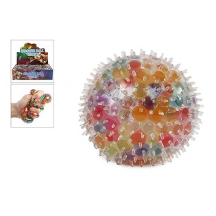 **MEGA ECONÓMICA** PELOTA SQUISHY EN EXPOSITOR (12 uds.)