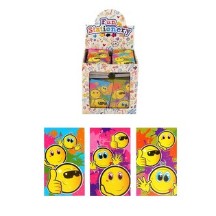 LIBRETA DE NOTAS – MODELO: SMILEY EN EXPOSITOR (168 uds.)