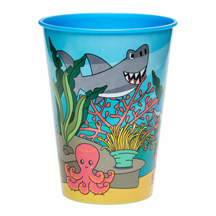 VASO PARA BEBIDA / COPA DE HELADO ANIMALES MARINOS - 260 ML (12 uds.)