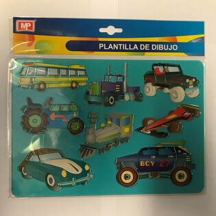 Plantillas para Dibujar – Coches & Vehículos (12 uds.)