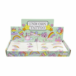 TATUAJES DIVERTIDOS – MODELO: UNICORNIO (96 uds.)