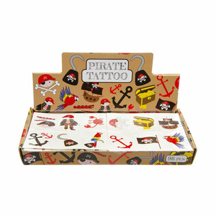 Tatuajes Pirata Fun - Expositor (96 uds)