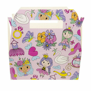 Caja de Menú Princesa - Cajas Infantil - 22,5 x 12 x 9,5 cm (24 ud.)