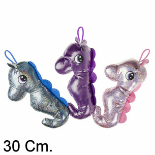 Caballito de mar de peluche, 30 cm - Colores mixtos